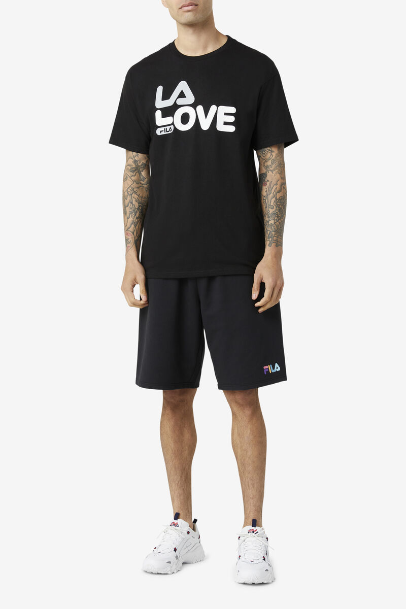 Fila La Love T-shirt Herr Svarta | XWg9ShrJK7t