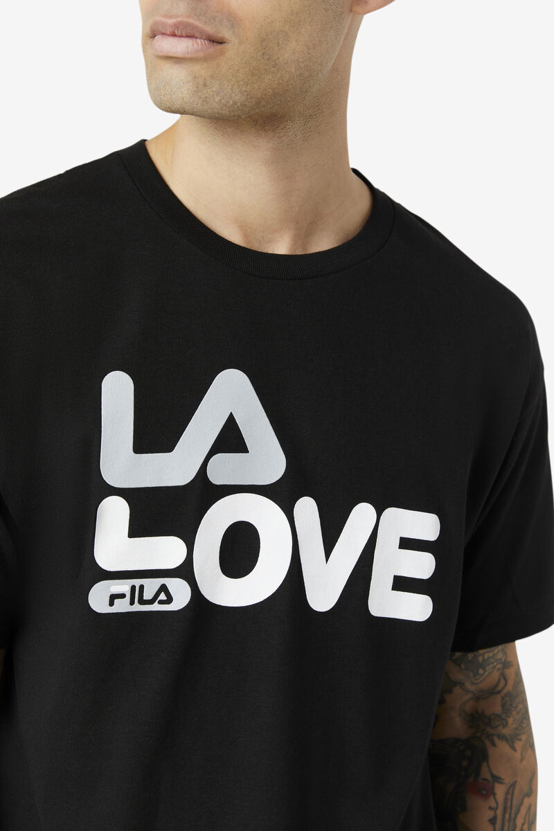 Fila La Love T-shirt Herr Svarta | XWg9ShrJK7t