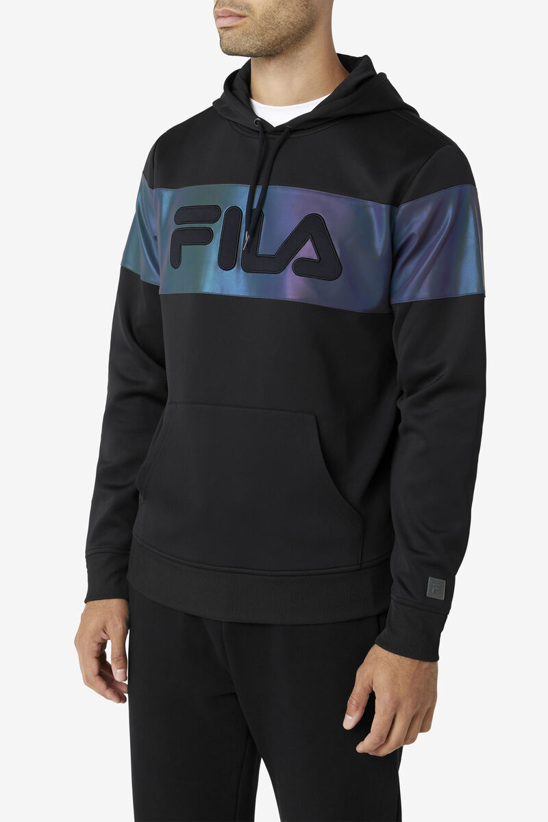 Fila Lando Hoodie Hoodie Herr Svarta | PBIa7VBSV6O