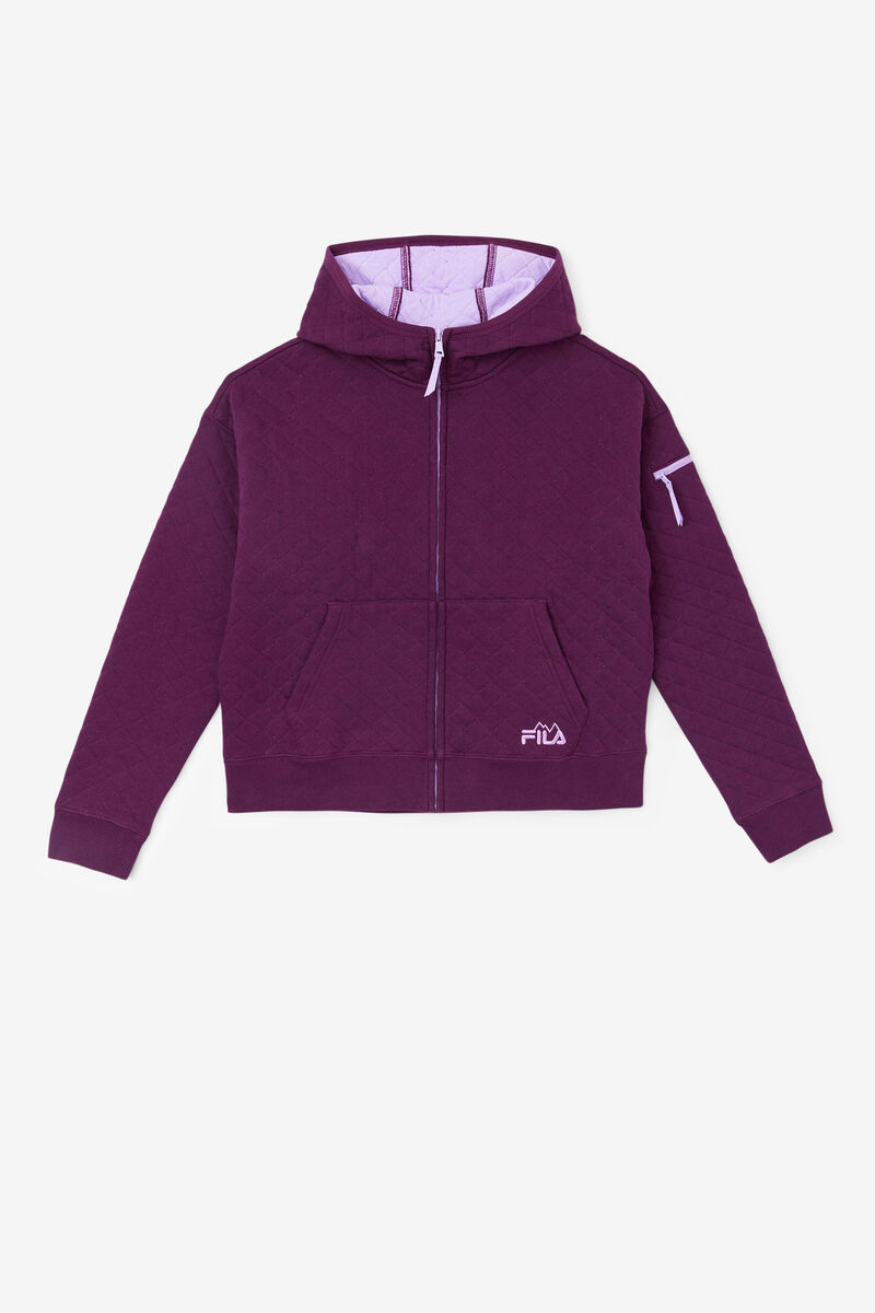 Fila Leilani Quilted Jacket Tröjor Dam Rosa Röda | jiJFouqXdDr