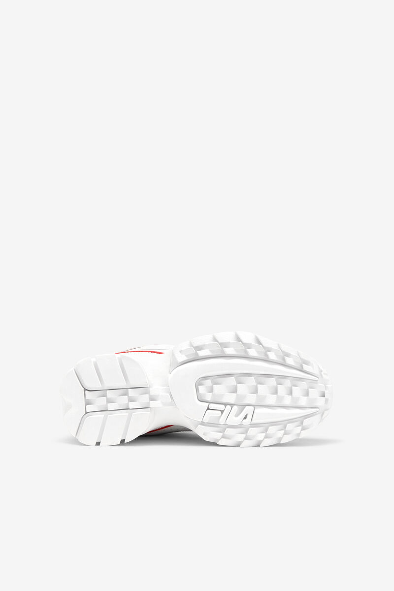 Fila Little Disruptor 2 Contrast Piping Platform Skor Barn Vita Marinblå Röda | 8TD94bnBnrr