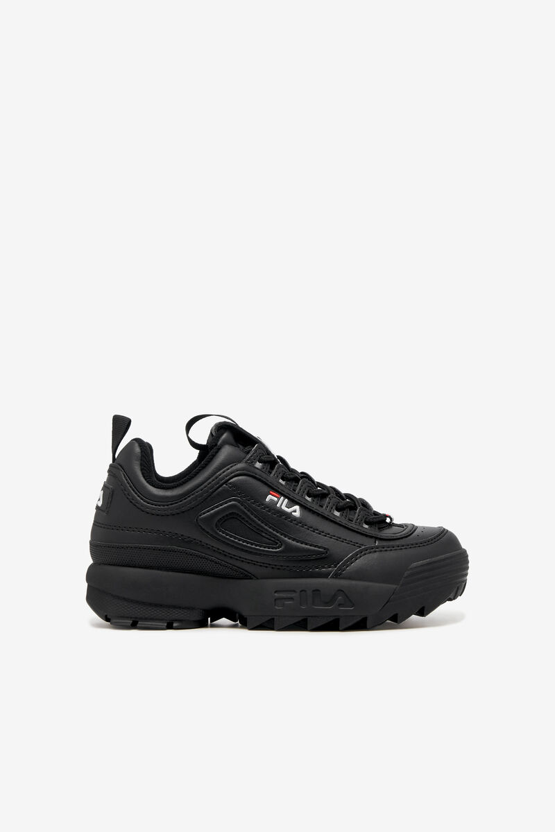 Fila Little Disruptor 2 Platform Skor Barn Svarta Svarta Vita | CH4DtLNwBiu