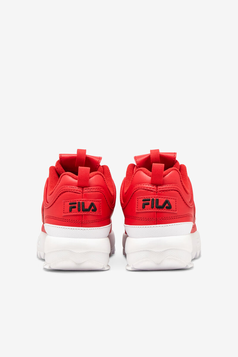 Fila Little Disruptor 2 Platform Skor Barn Röda Vita Svarta | bTxSkb1axFw