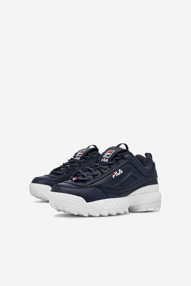 Fila Little Disruptor 2 Platform Skor Barn Marinblå Vita Röda | uyaqa2hh3wr