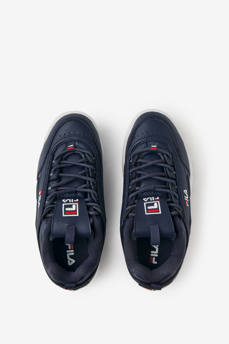 Fila Little Disruptor 2 Platform Skor Barn Marinblå Vita Röda | uyaqa2hh3wr