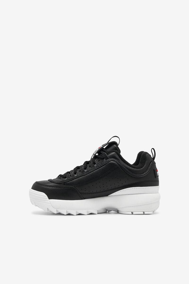 Fila Little Disruptor 2 Platform Skor Barn Svarta Vita Röda | wG9AFrtMsf3
