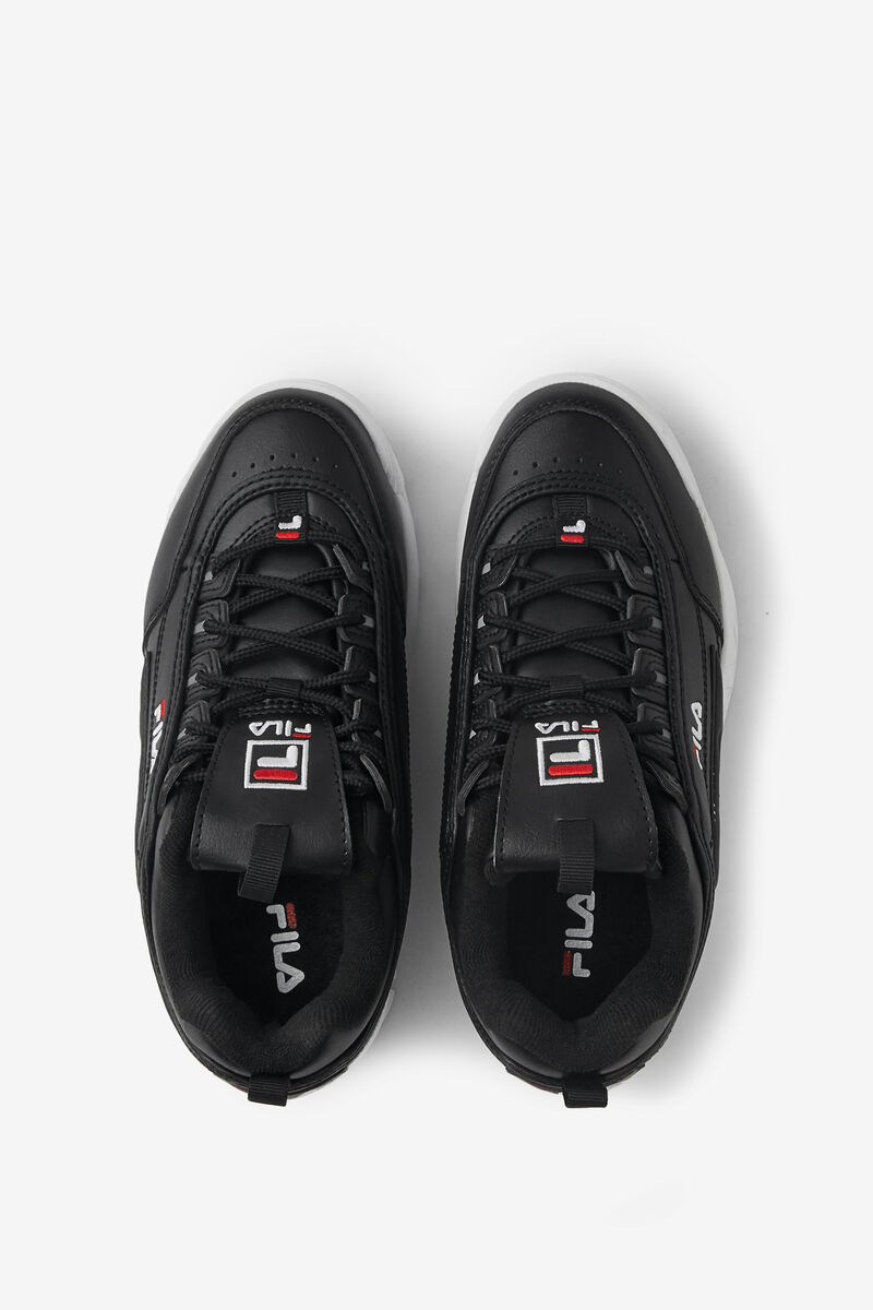 Fila Little Disruptor 2 Platform Skor Barn Svarta Vita Röda | wG9AFrtMsf3