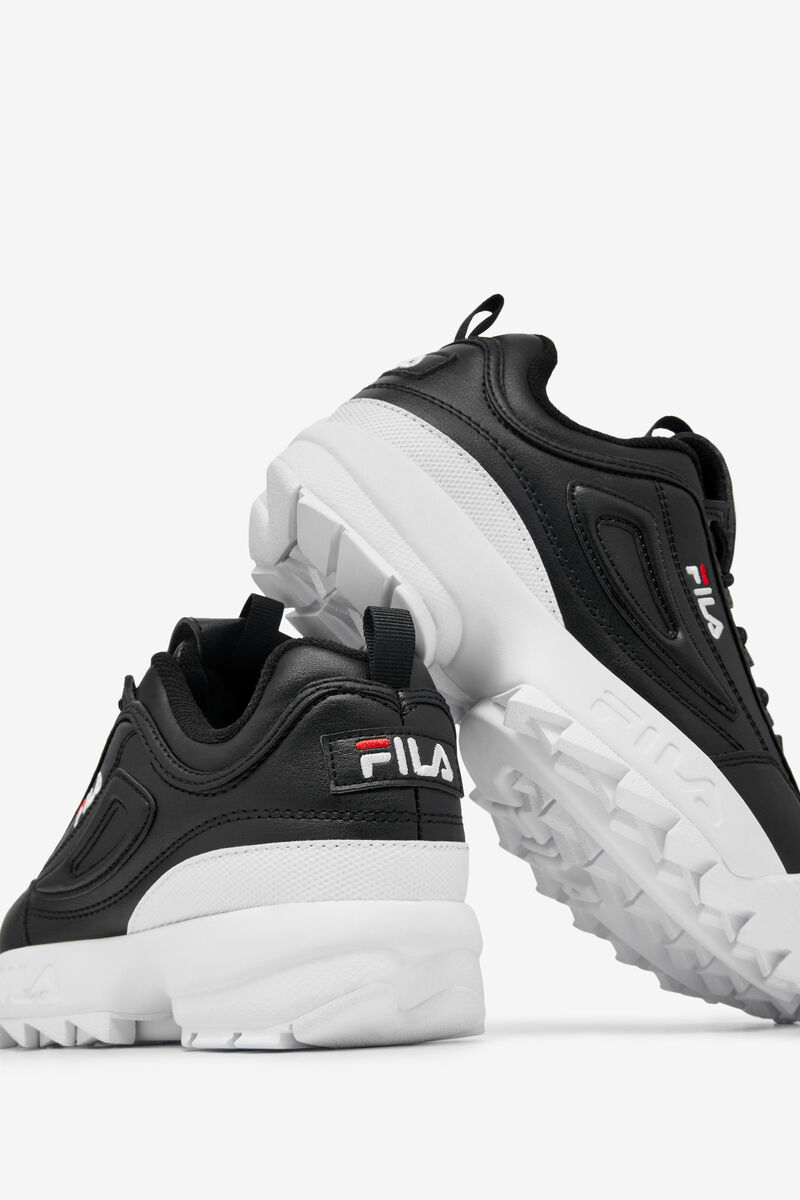 Fila Little Disruptor 2 Platform Skor Barn Svarta Vita Röda | wG9AFrtMsf3