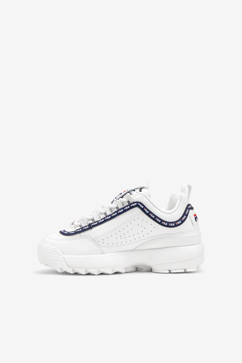 Fila Little Disruptor 2 Repeat Platform Skor Barn Vita Marinblå Röda | eusBJAVai5N