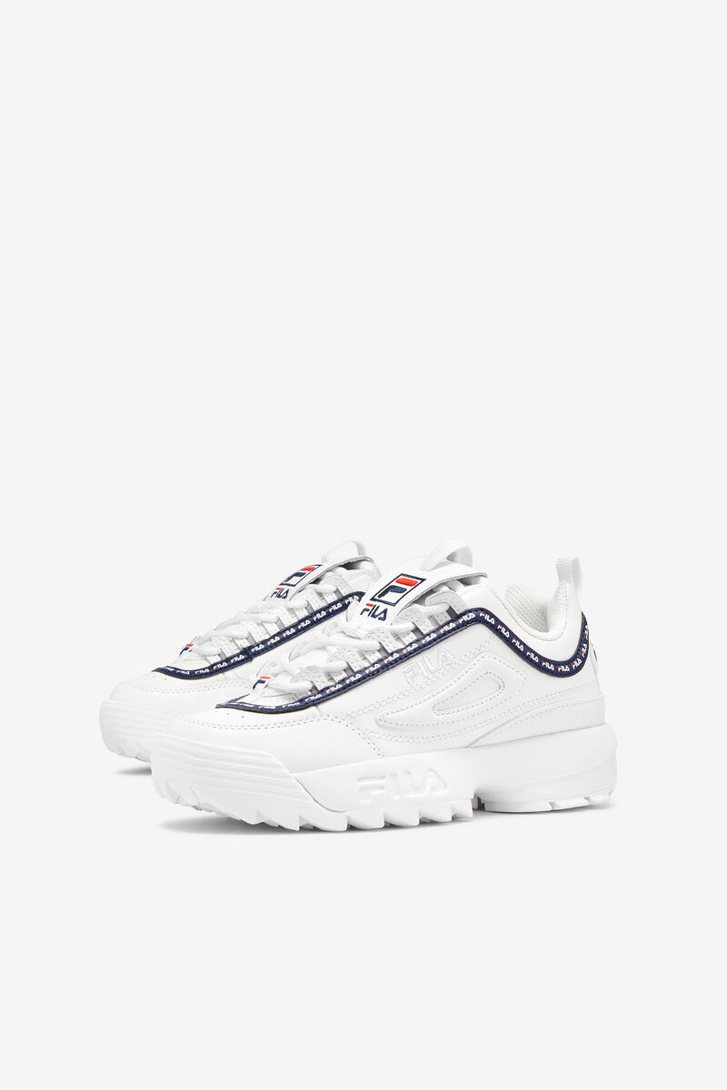 Fila Little Disruptor 2 Repeat Platform Skor Barn Vita Marinblå Röda | eusBJAVai5N