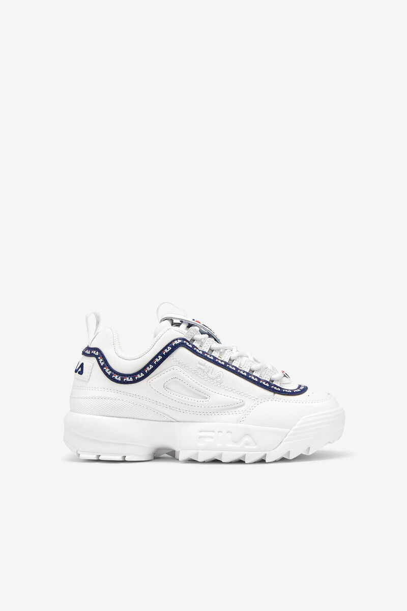 Fila Little Disruptor 2 Repeat Platform Skor Barn Vita Marinblå Röda | eusBJAVai5N