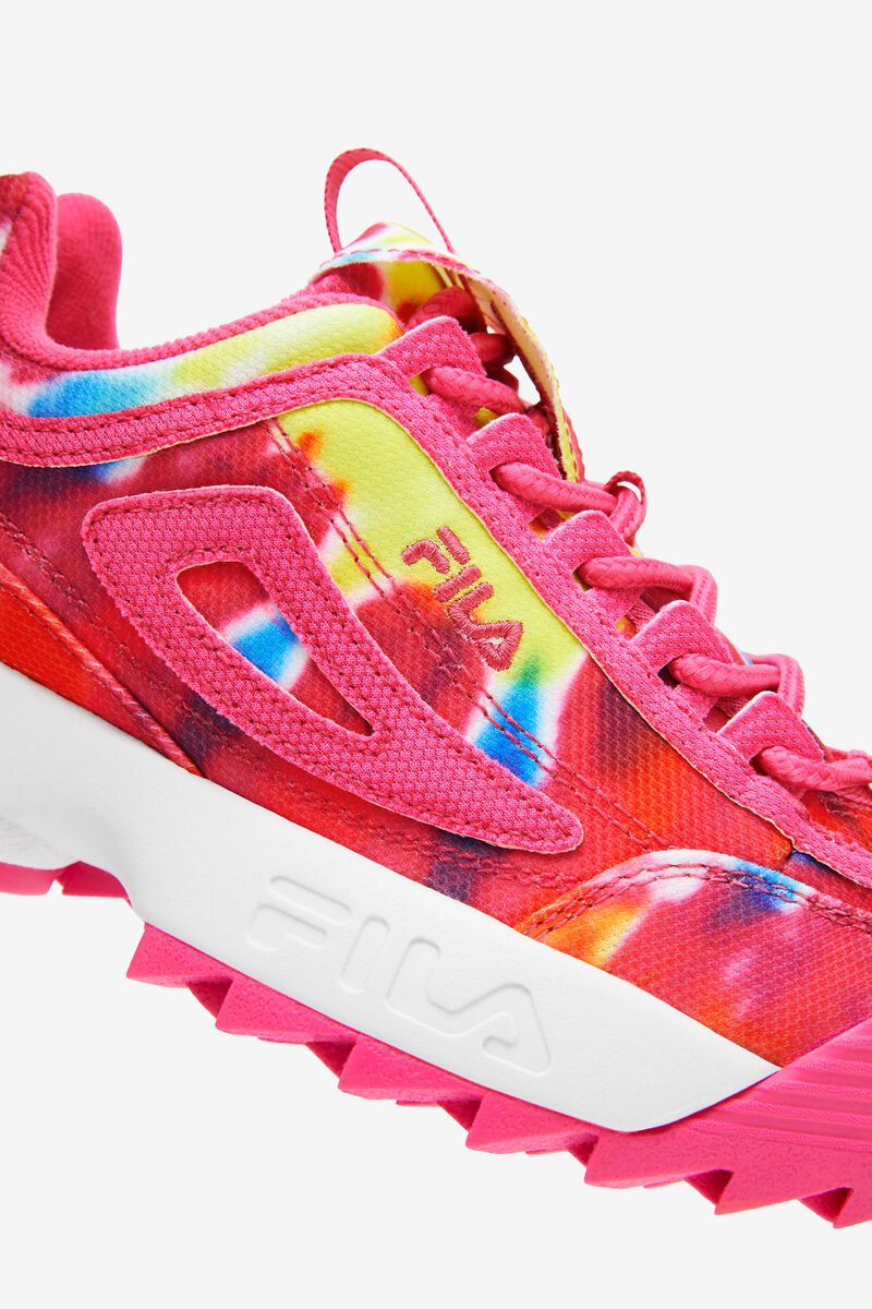 Fila Little Disruptor 2 Tie Dye Platform Skor Barn Olika Färger Rosa Vita | cbMlOixrqwn