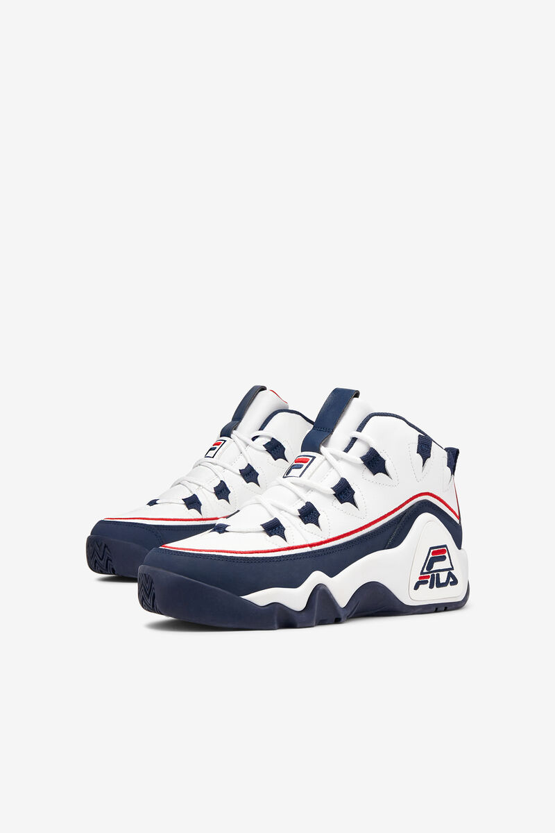Fila Little Grant Hill 1 Offset Basketskor Barn Vita Marinblå Röda | zSxHb1NK3Fh