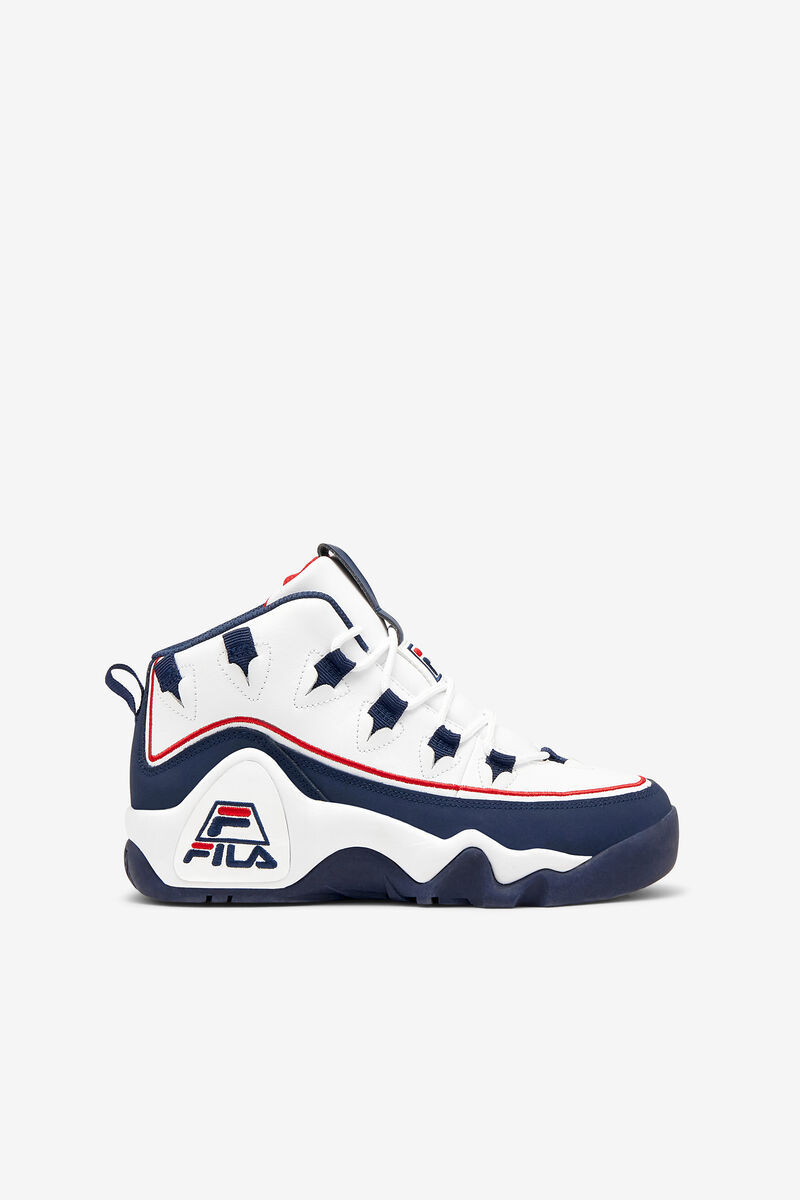 Fila Little Grant Hill 1 Offset Basketskor Barn Vita Marinblå Röda | zSxHb1NK3Fh