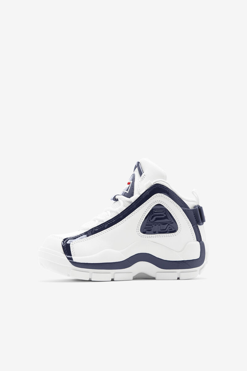 Fila Little Grant Hill 2 25th Anniversary Edition Basketskor Barn Vita Marinblå Röda | WHEdb4TZrqt