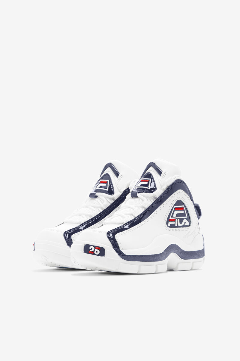 Fila Little Grant Hill 2 25th Anniversary Edition Basketskor Barn Vita Marinblå Röda | WHEdb4TZrqt