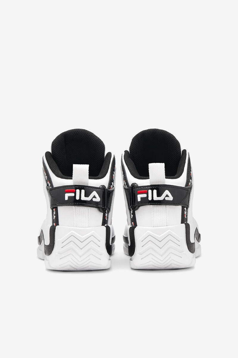 Fila Little Grant Hill 2 Repeat Basketskor Barn Vita Svarta Röda | Xr3soHCYb5u