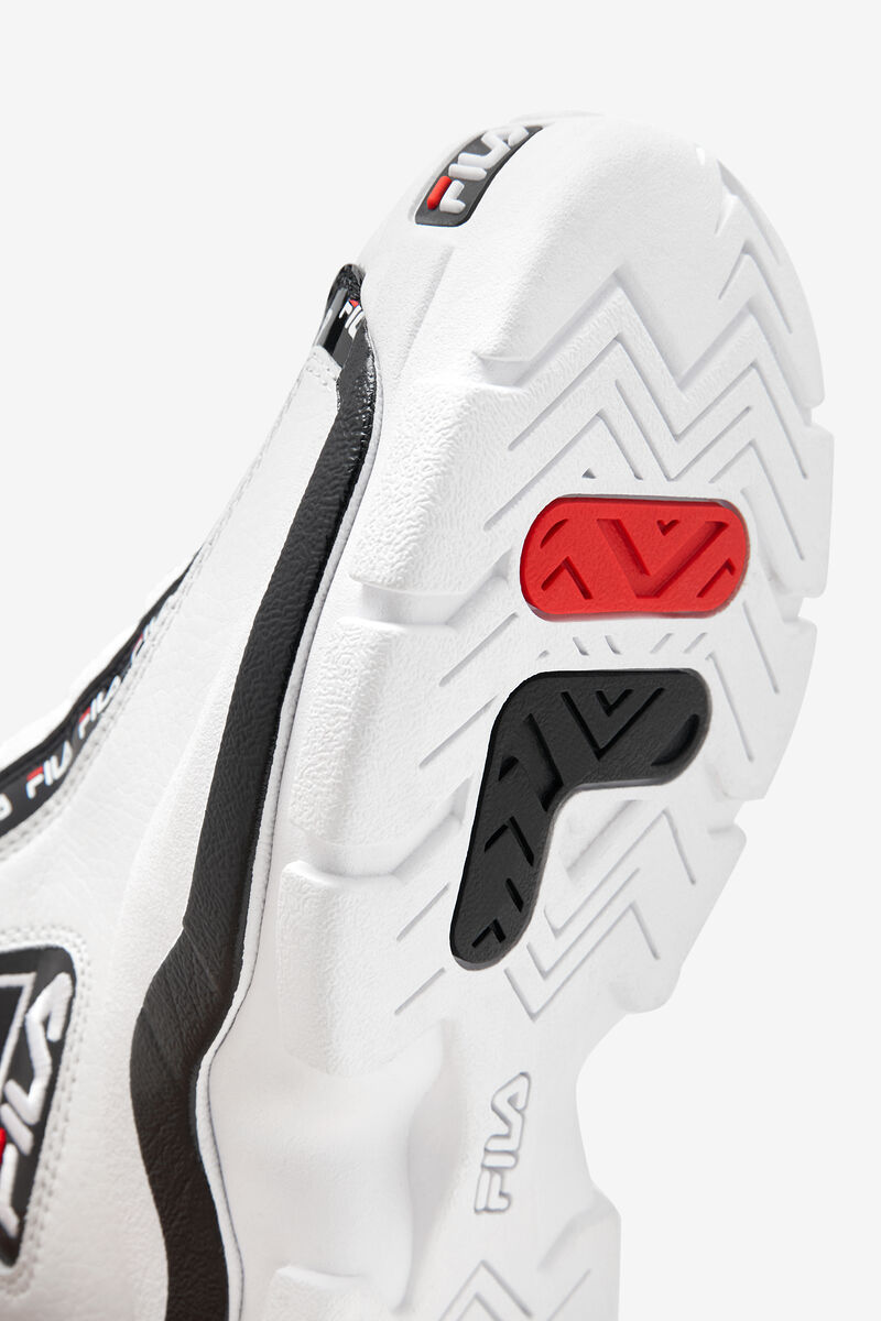 Fila Little Grant Hill 2 Repeat Basketskor Barn Vita Svarta Röda | Xr3soHCYb5u