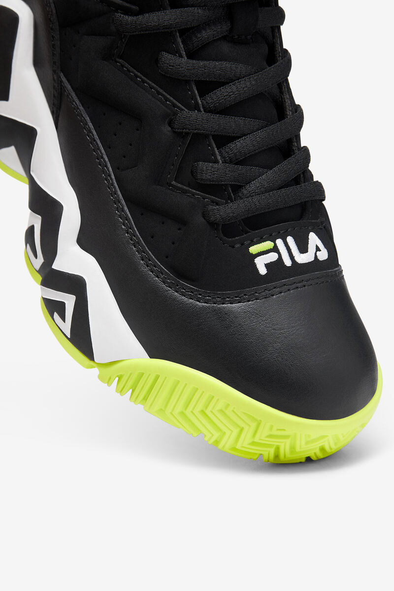 Fila Little Mb Basketskor Barn Svarta Gula Vita | KMhmnvrOAml
