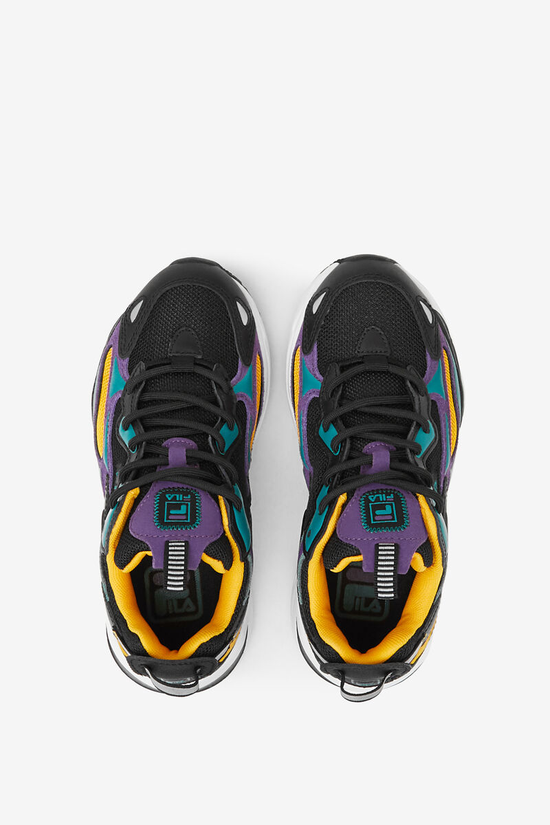 Fila Little Ray Tracer Apex Promenadskor Barn Svarta Kungsblått Lila Vita | 2QQxWM4UOMT