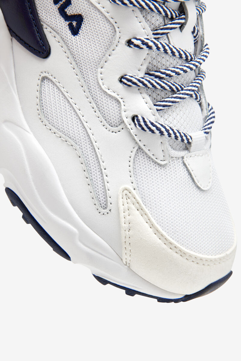 Fila Little Ray Tracer Promenadskor Barn Vita Marinblå Röda | xliZU2EJlyc