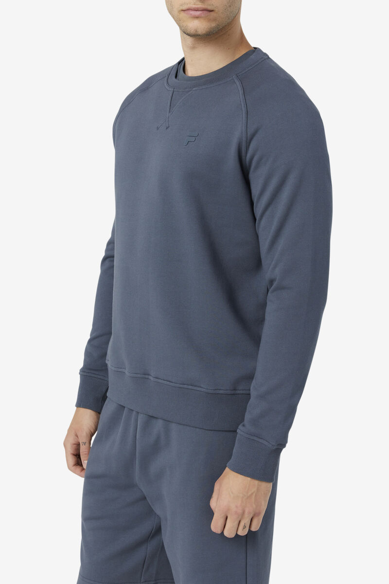 Fila Logan Crewneck Tröjor Dam Mörkblå | kzvbRJT9G3b