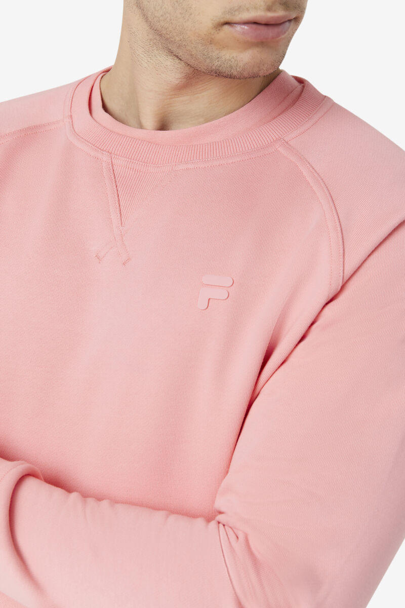 Fila Logan Crewneck Tröjor Dam Rosa | t9aXQxZ2zWD