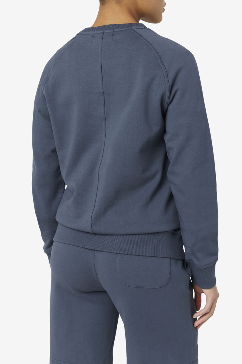 Fila Logan Crewneck Tröjor Herr Mörkblå | WKChq2BMvqG