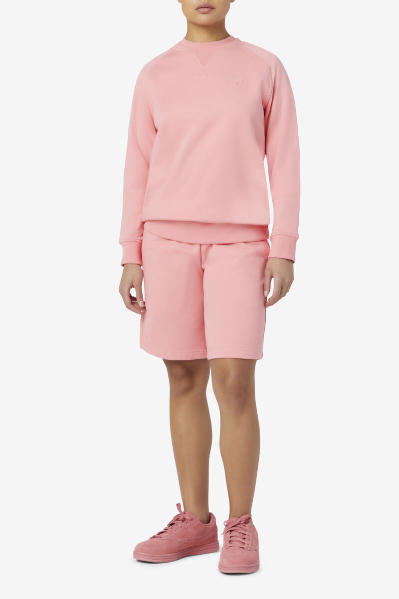 Fila Logan Crewneck Tröjor Herr Rosa | mUtLjXAUho9