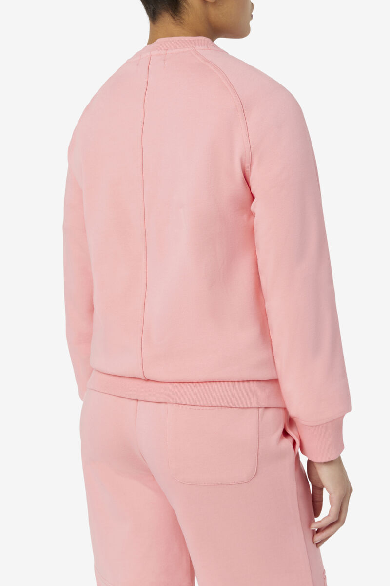 Fila Logan Crewneck Tröjor Herr Rosa | mUtLjXAUho9