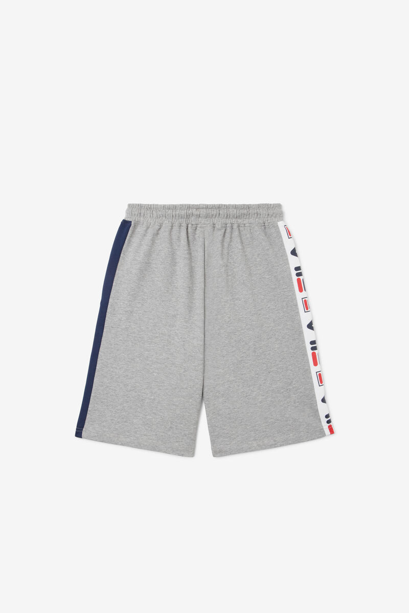 Fila Logo Kort Shorts Barn Grå | UwXbFcC3EIJ