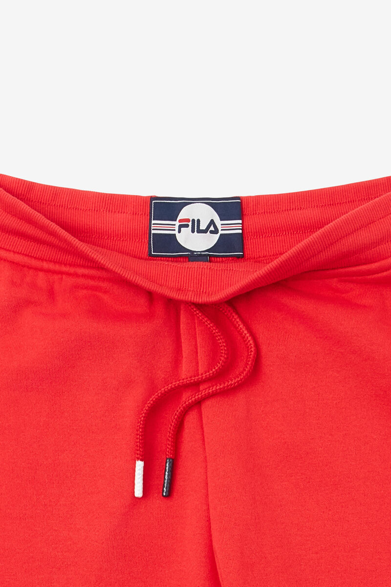 Fila Logo Kort Shorts Barn Röda | fQRP1q5rkru