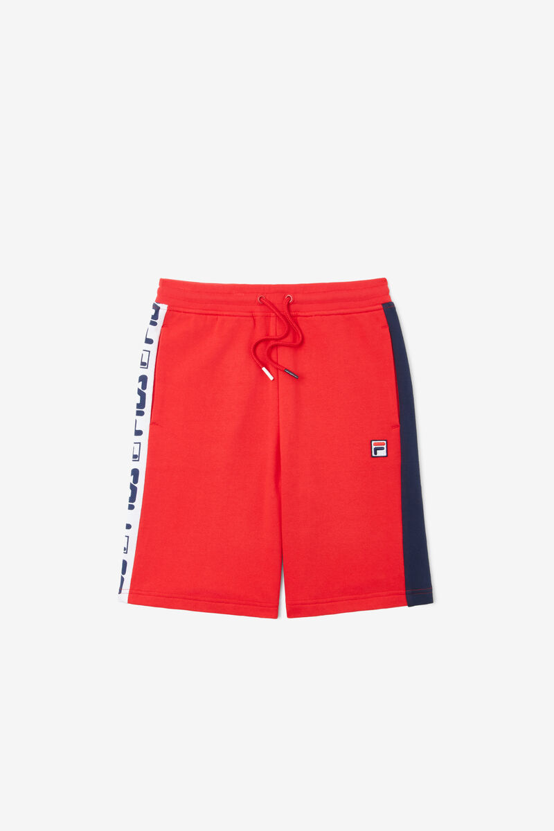 Fila Logo Kort Shorts Barn Röda | fQRP1q5rkru