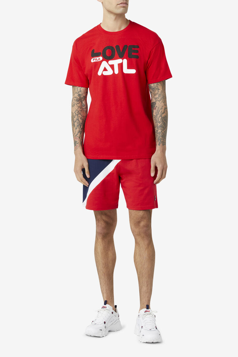 Fila Love Atl T-shirt Herr Röda | Vd7exPnONha