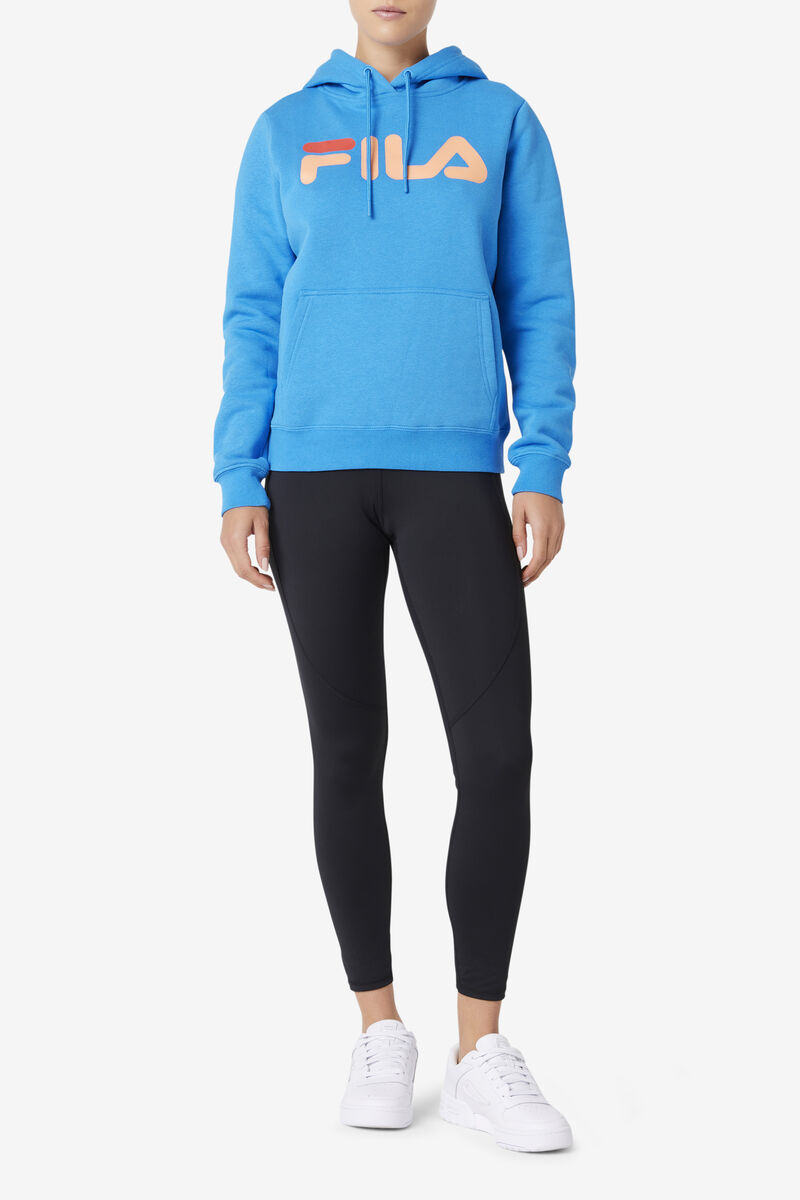 Fila Lucy Hoodie Hoodie Dam Blå Orange | x3WBNr3foNx