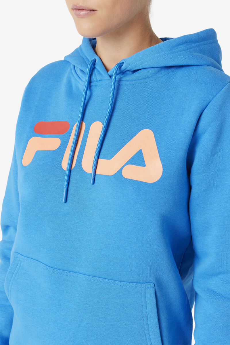 Fila Lucy Hoodie Hoodie Dam Blå Orange | x3WBNr3foNx