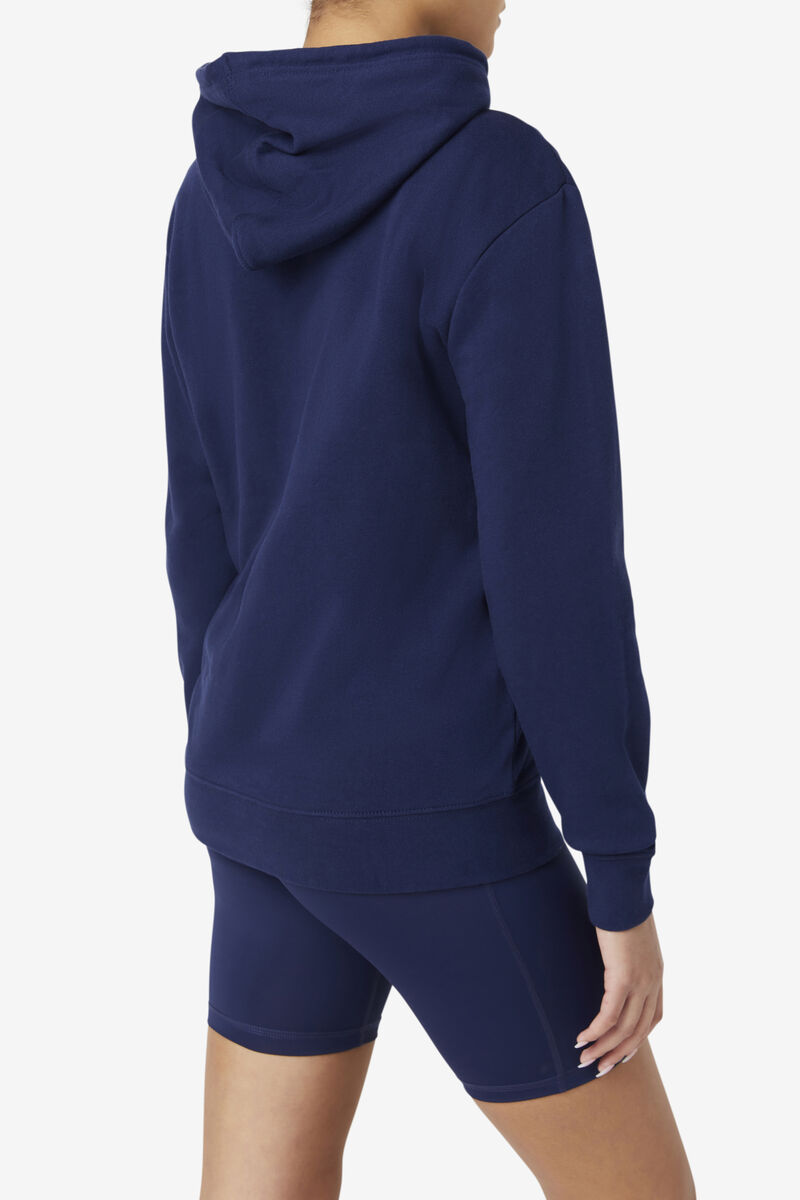 Fila Lucy Hoodie Hoodie Dam Marinblå Vita | yDYMBQskZZg