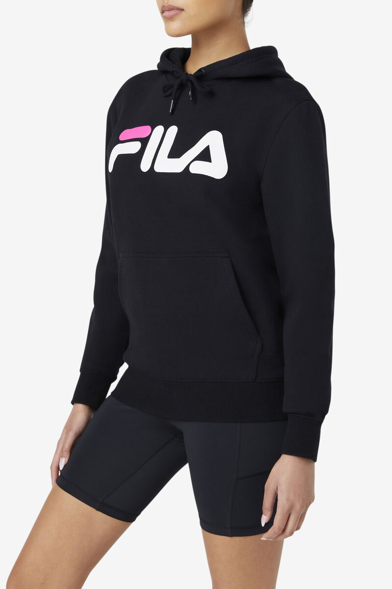Fila Lucy Hoodie Hoodie Dam Svarta Vita Rosa | AohXkOzxPTt