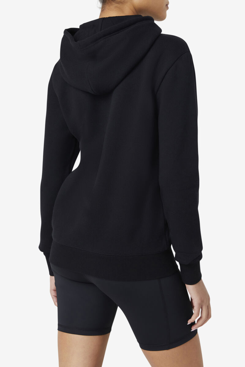 Fila Lucy Hoodie Hoodie Dam Svarta Vita Rosa | AohXkOzxPTt