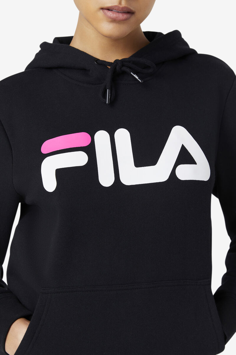 Fila Lucy Hoodie Hoodie Dam Svarta Vita Rosa | AohXkOzxPTt