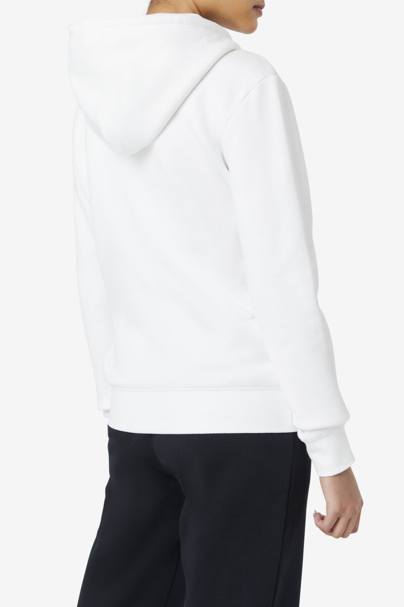 Fila Lucy Hoodie Hoodie Dam Vita Marinblå | u61CWUUxIAn