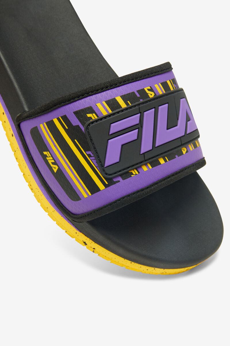 Fila Lunar Badtofflor Badtofflor Herr Svarta Guld Lila | ofuSi7AgSPf