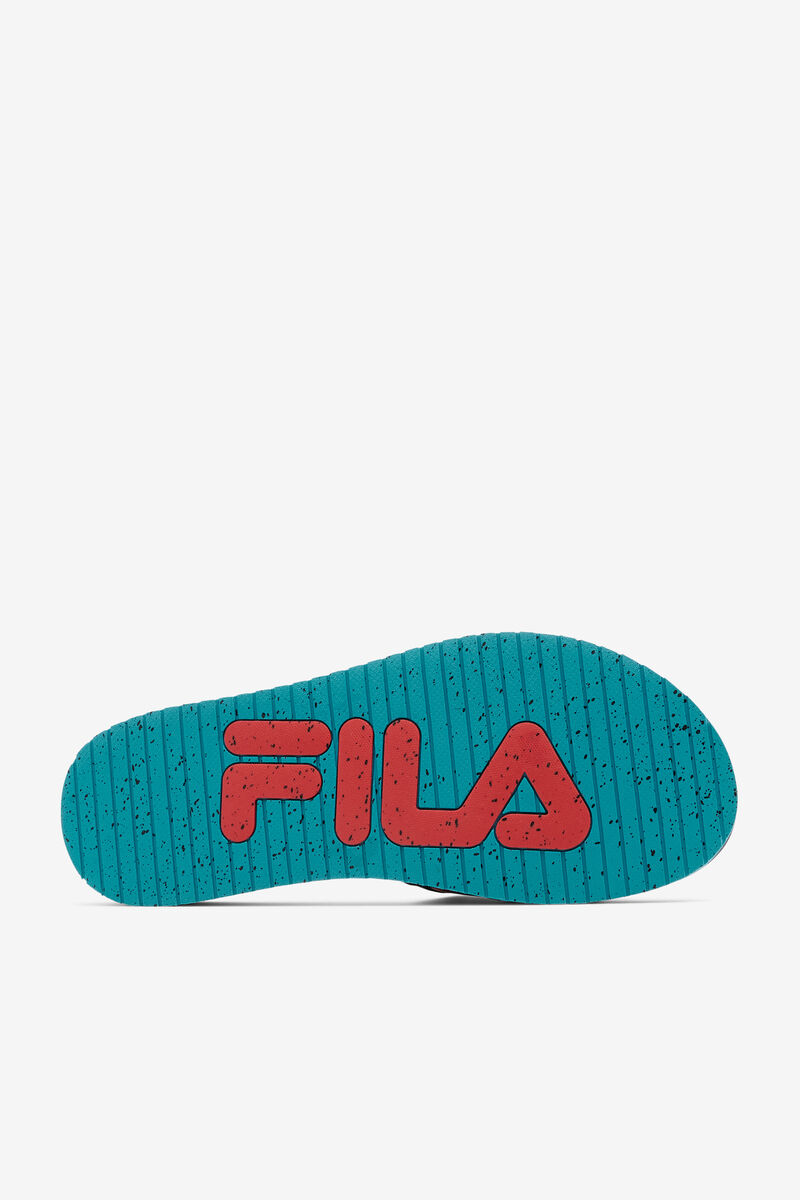 Fila Lunar Badtofflor Badtofflor Herr Svarta Turkos Röda | tR5Azs8ZkOF