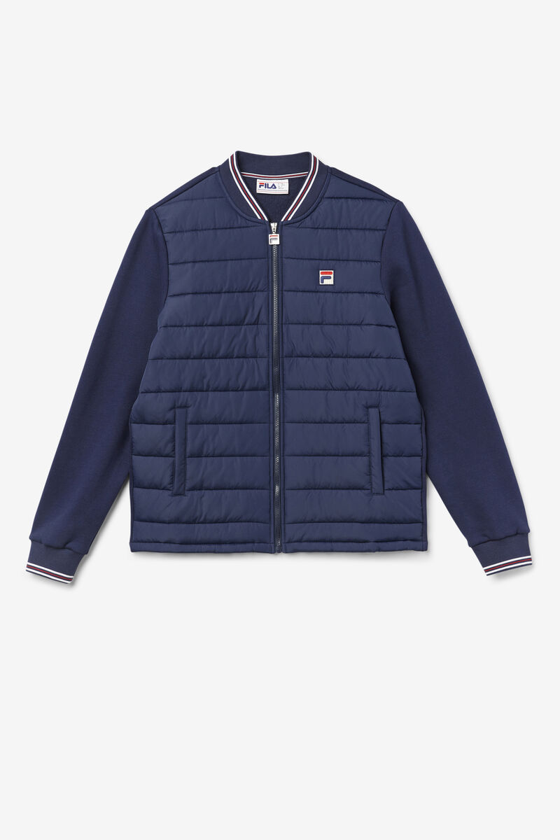 Fila Marco Puffer Jacket Jacka Herr Marinblå | RExtcJNPzW5