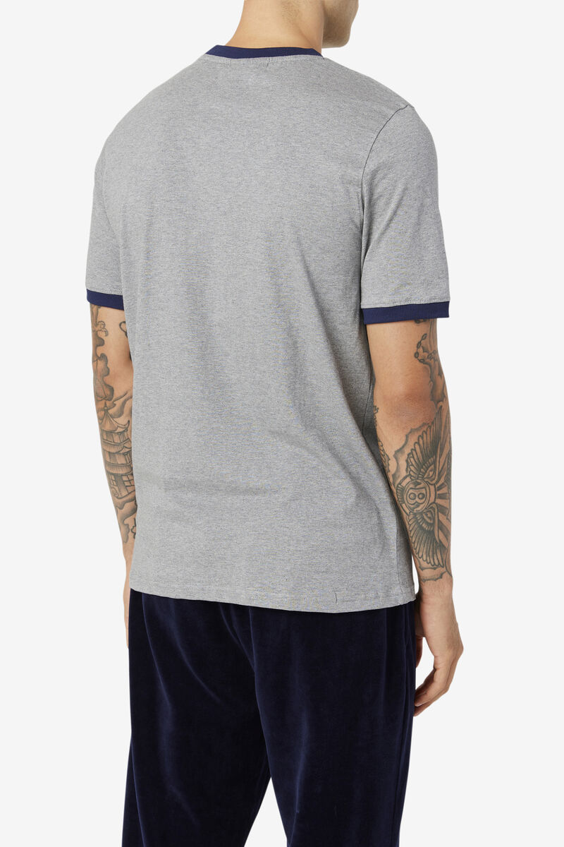 Fila Marconi Ringer T-shirt Herr Marinblå | dSovbidADa7