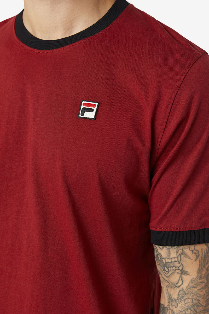 Fila Marconi Ringer T-shirt Herr Svarta | pPvOQtEZuOh