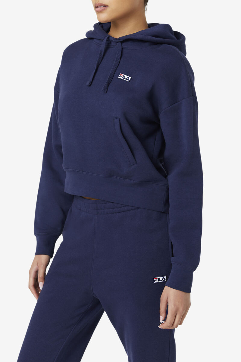 Fila Marina Hoodie Hoodie Dam Marinblå | EQS5h6M6RSR