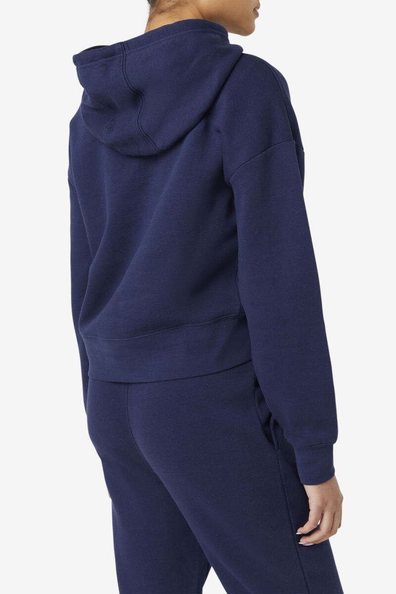 Fila Marina Hoodie Hoodie Dam Marinblå | EQS5h6M6RSR