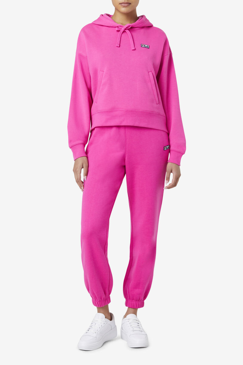 Fila Marina Hoodie Hoodie Dam Rosa | djiO3LLJlEx