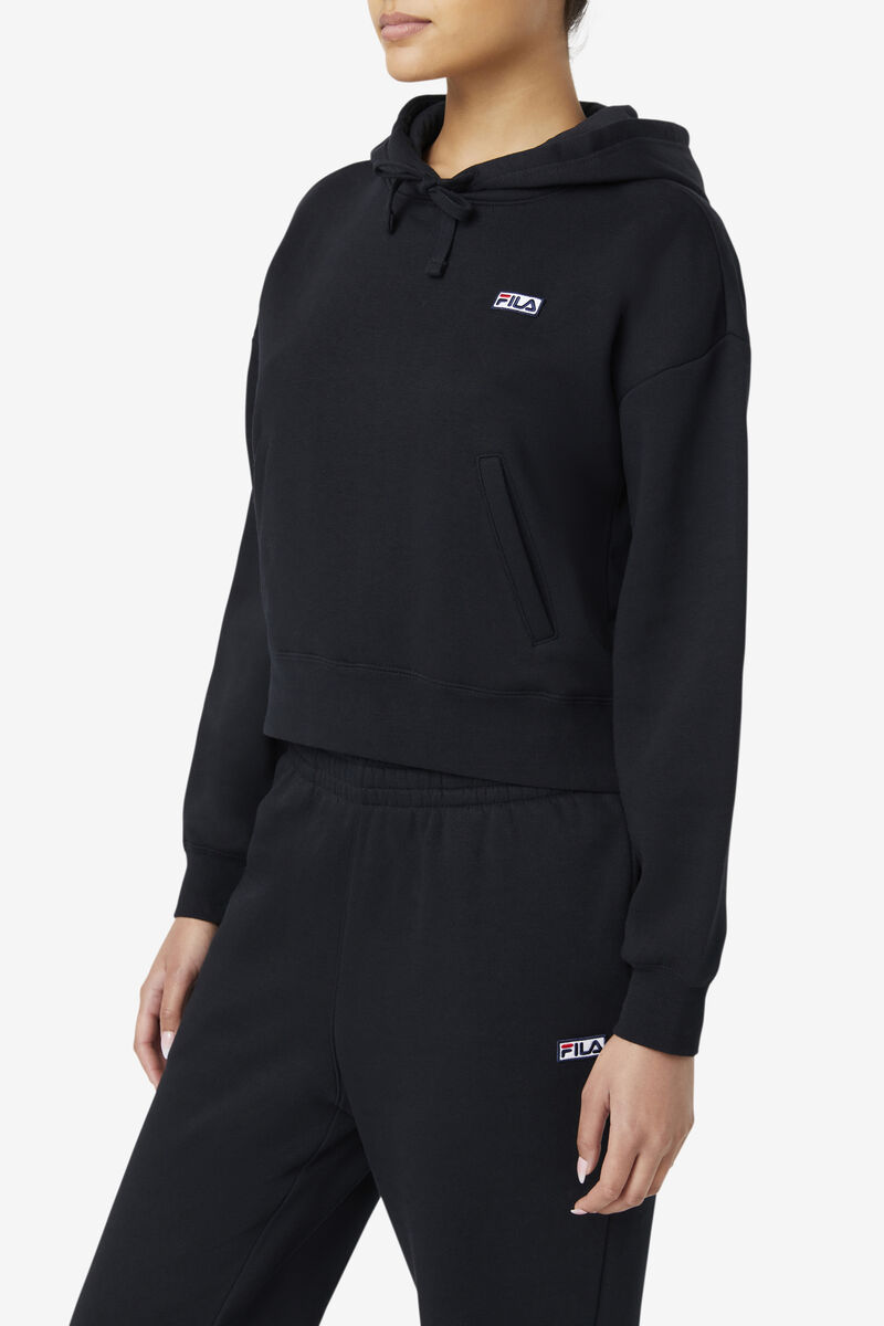 Fila Marina Hoodie Hoodie Dam Svarta | WVBV9g4U9yA